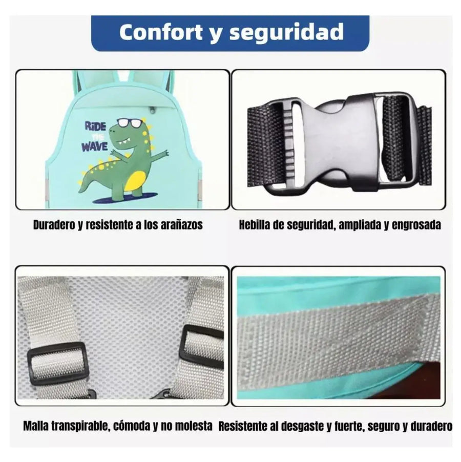 Cinturón de Seguridad Moto Ajustable para Niños