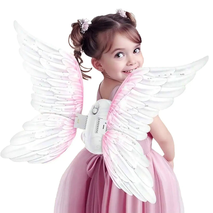 Alas De Ángel Con Luces LED Y Movimiento