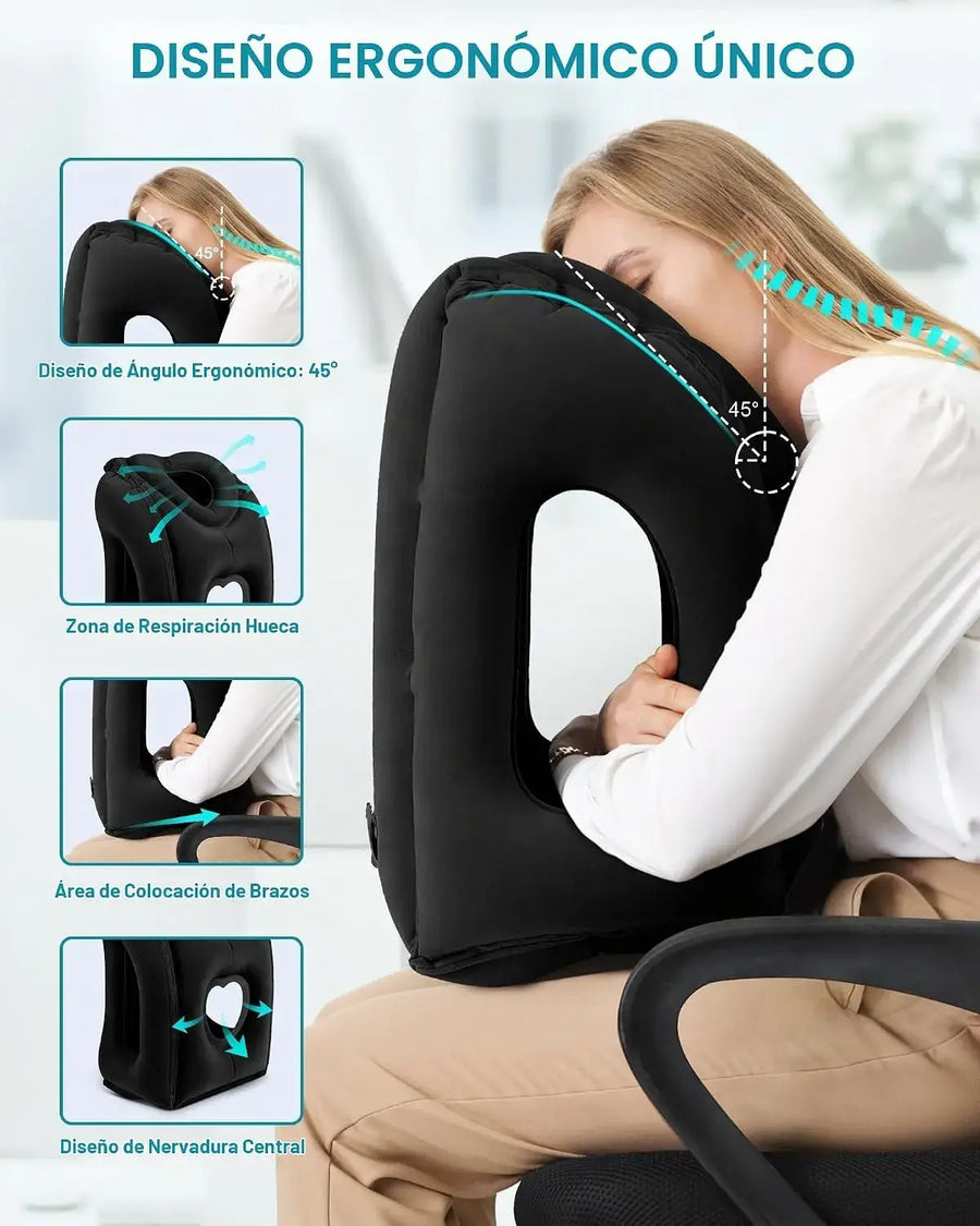 Almohada Inflable De Viaje