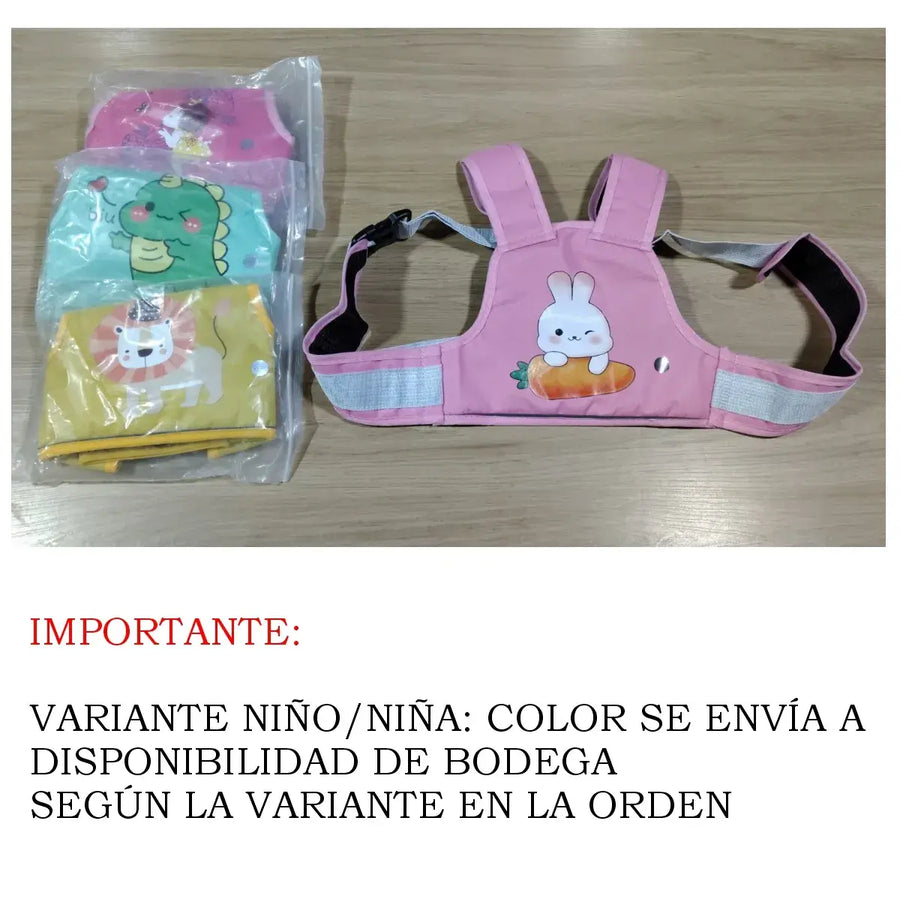 Cinturón de Seguridad Moto Ajustable para Niños