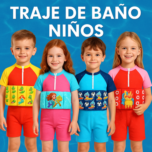 Traje Flotante Niños - Los cuatro diseños