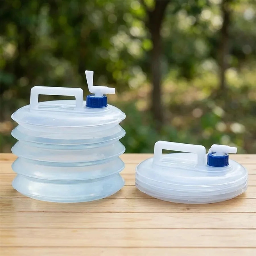 Contenedor de Agua Plegable 3L - Pack x2