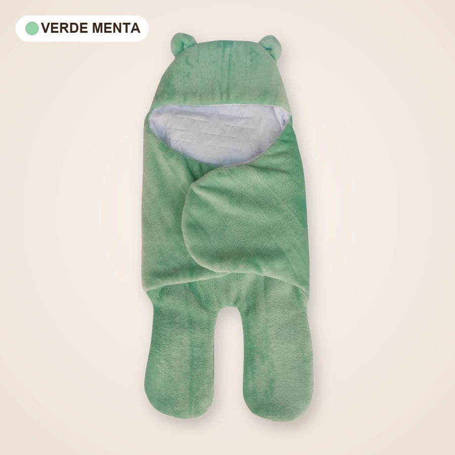 Cobertor De Bebé Con Capucha Y Orejitas