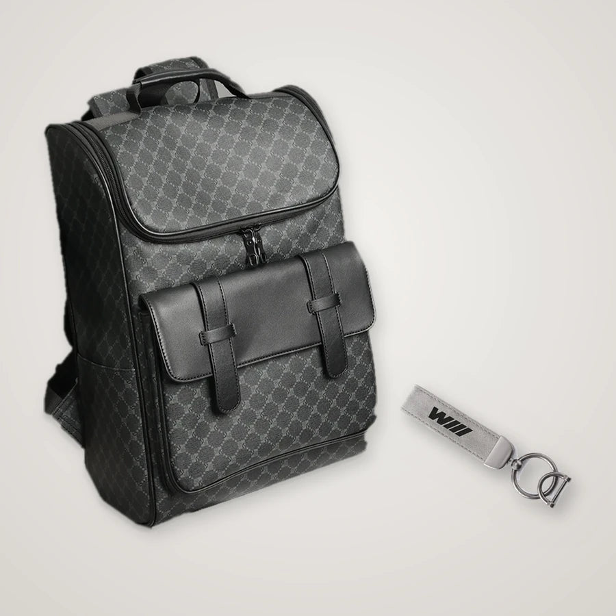Bolso Estampado Pequeño Con Llavero