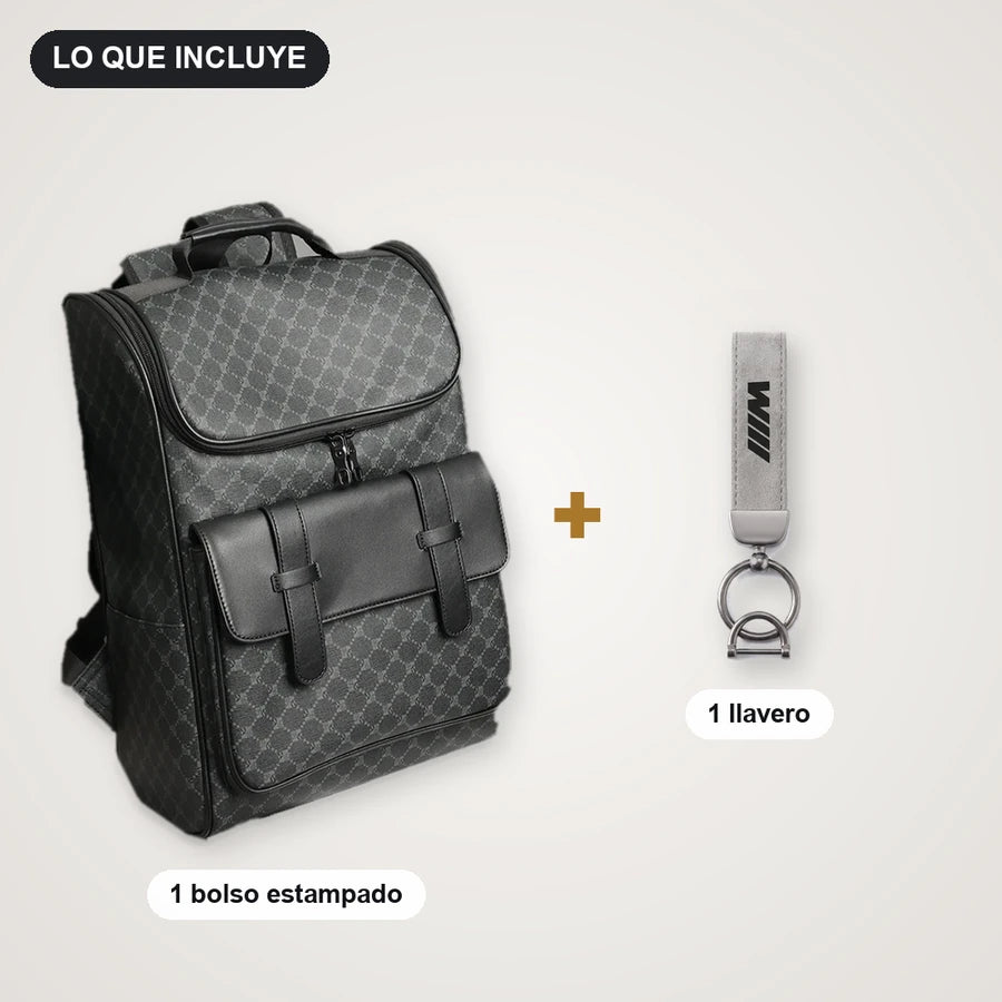 Bolso Estampado Pequeño Con Llavero
