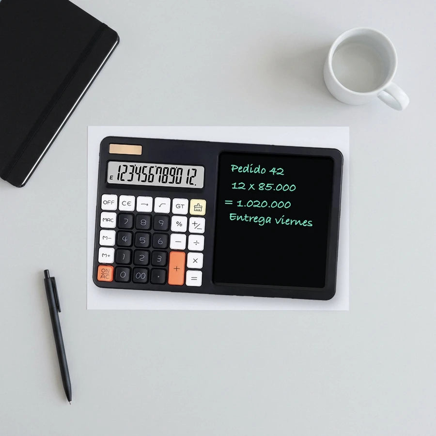 Calculadora Con Tablero Digital Borrable