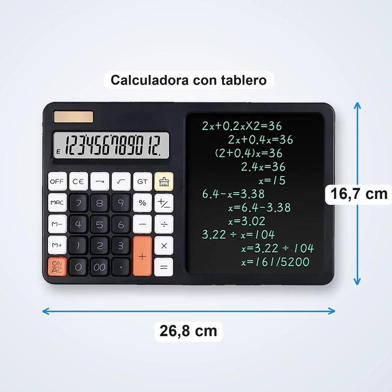 Calculadora Con Tablero Digital Borrable