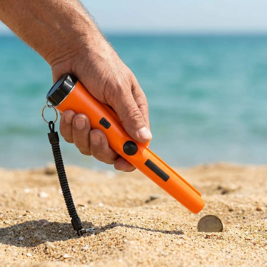 Detector De Metales De Mano Con Funda (Sin Batería)