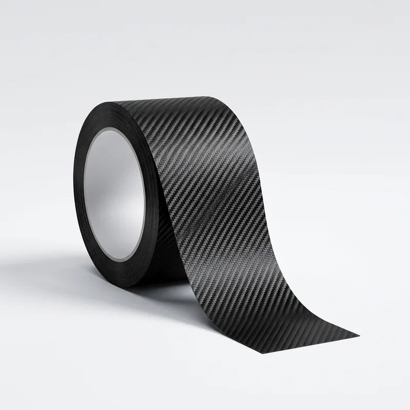 Cinta De Vinilo Con Acabado Fibra De Carbono