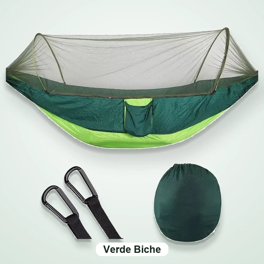 Hamaca Con Toldillo Portátil Antimosquitos