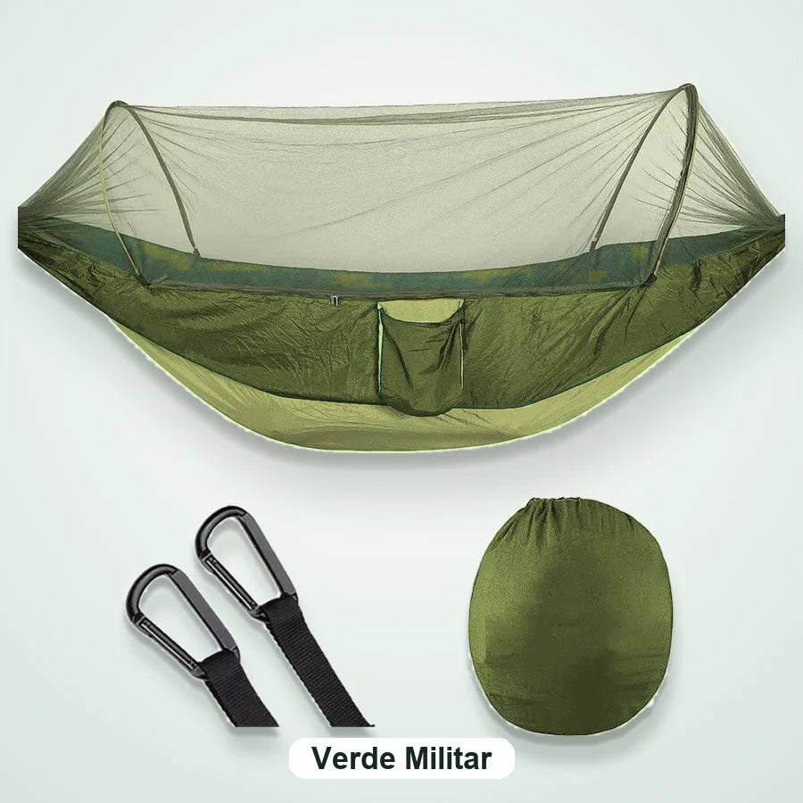 Hamaca Con Toldillo Portátil Antimosquitos