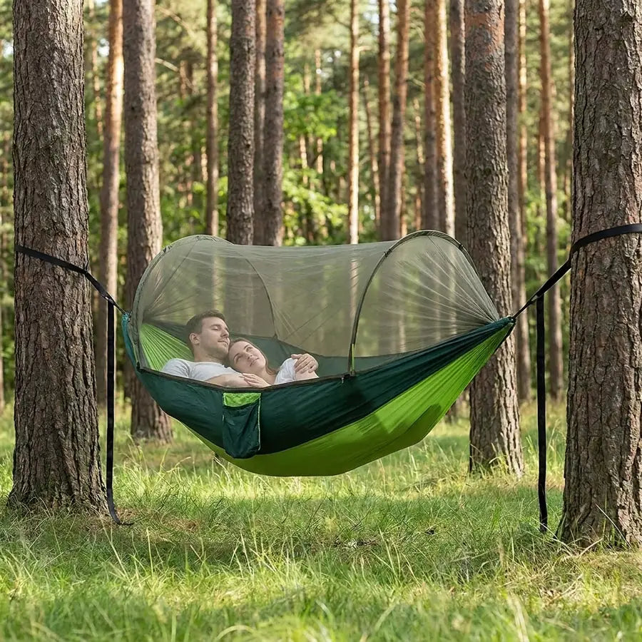 Hamaca Con Toldillo Portátil Antimosquitos