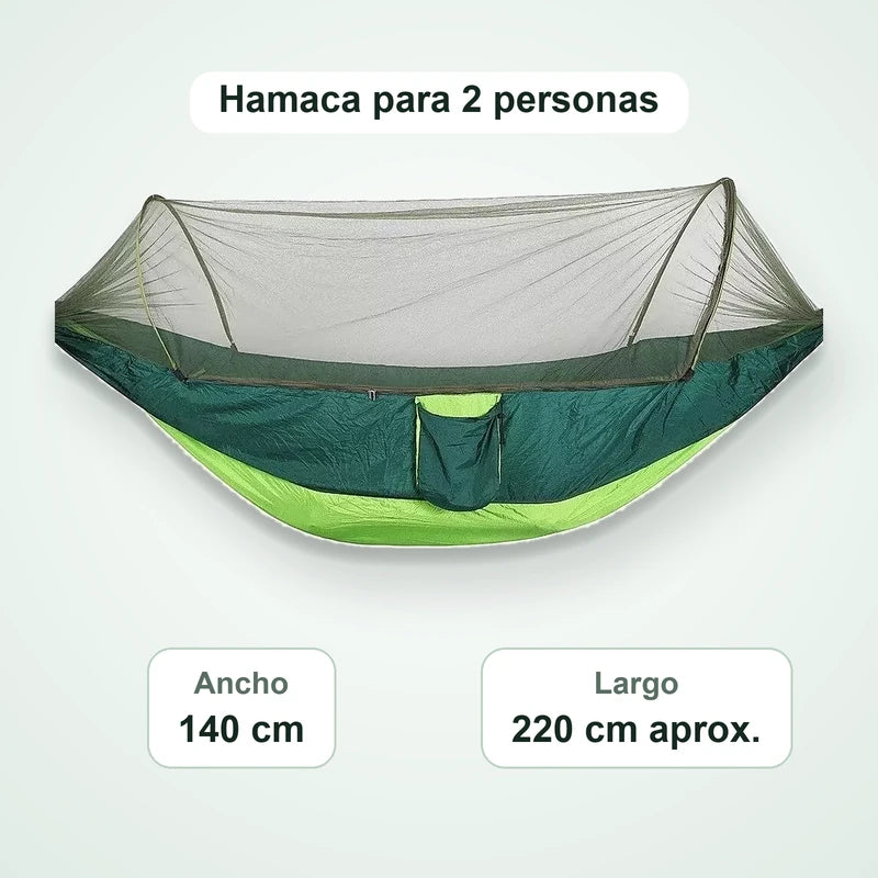 Hamaca Con Toldillo Portátil Antimosquitos