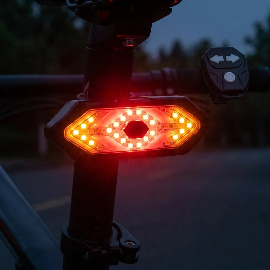 Luz Direccional para Bicicleta con Stop Integrado