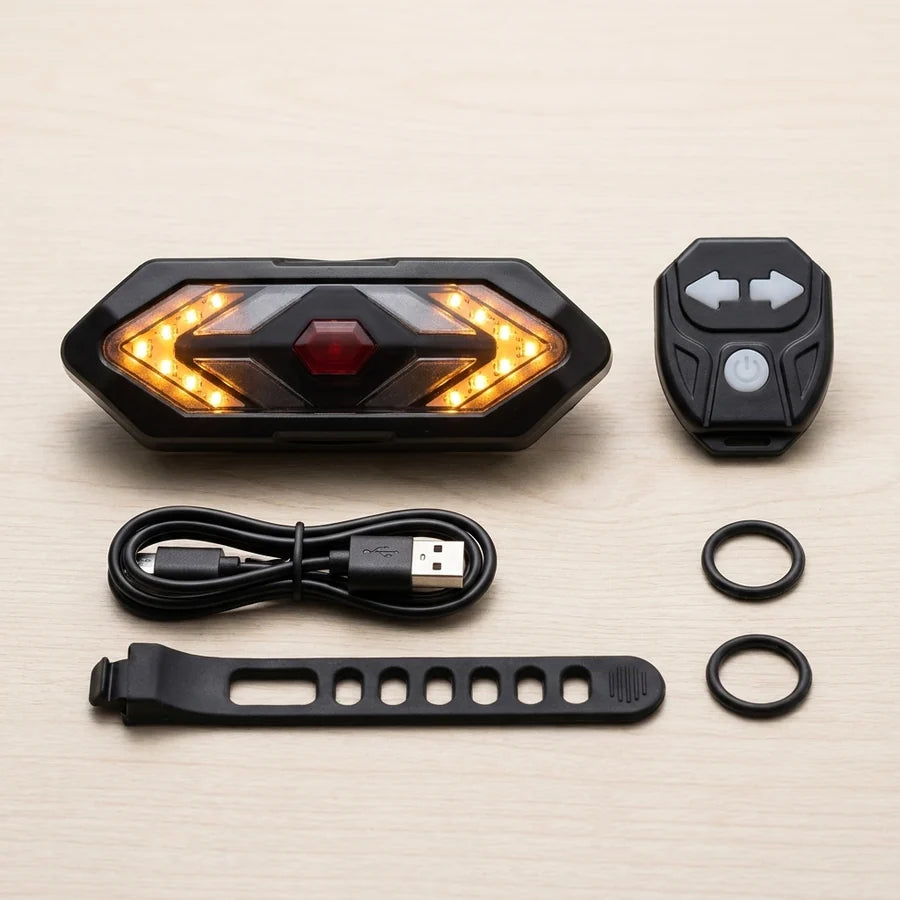 Luz Direccional para Bicicleta con Stop Integrado