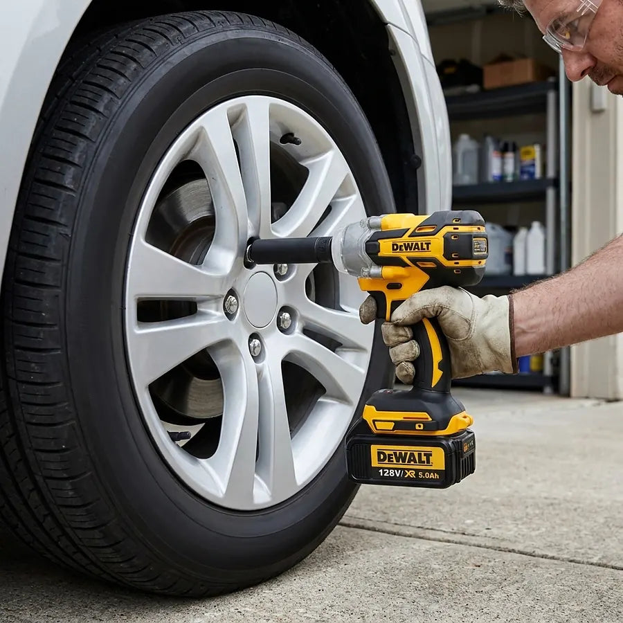 Llave De Impacto Inalámbrica 128V Dewalt Con Maletín