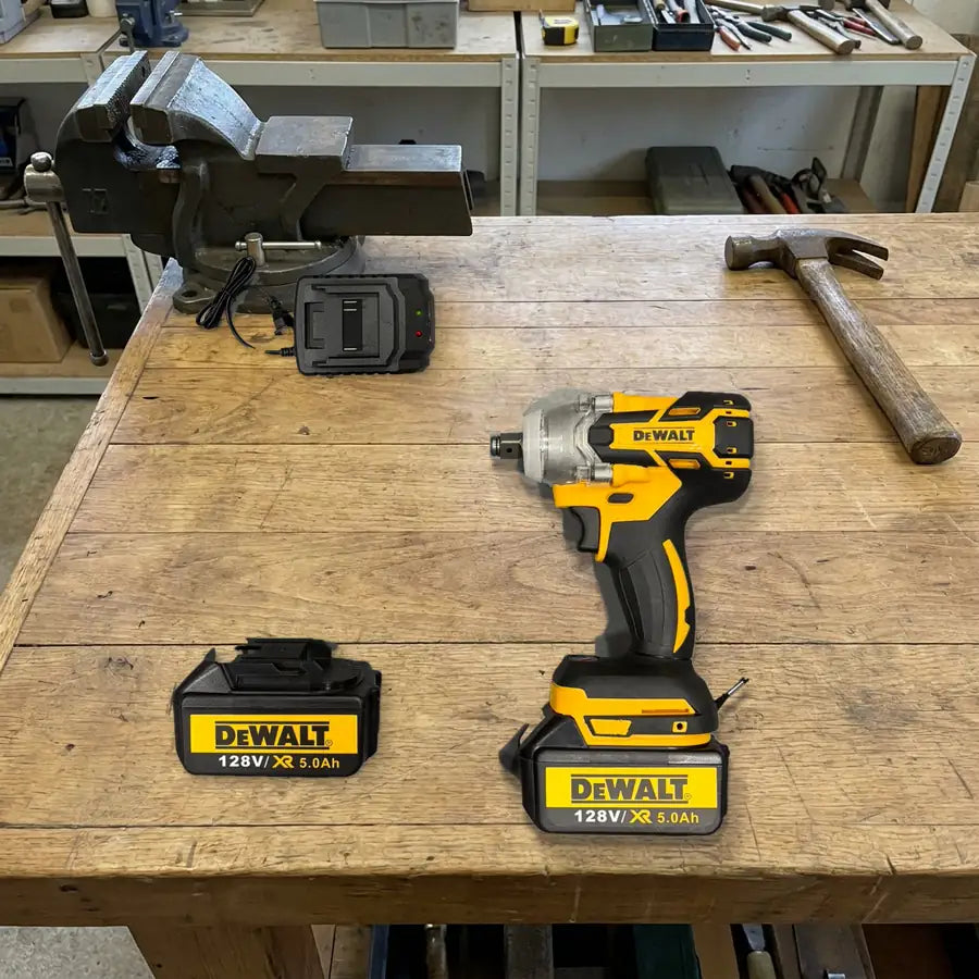 Llave De Impacto Inalámbrica 128V Dewalt Con Maletín