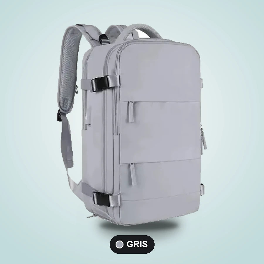 Morral Viajero Expandible 40L Con Zapatero