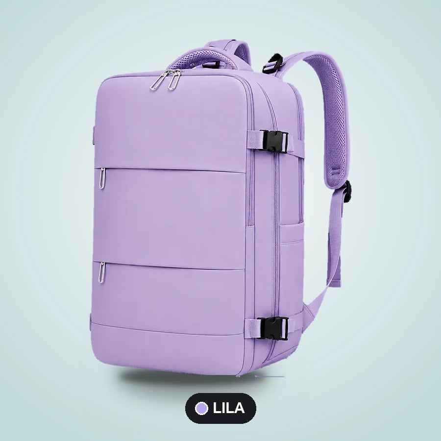 Morral Viajero Expandible 40L Con Zapatero