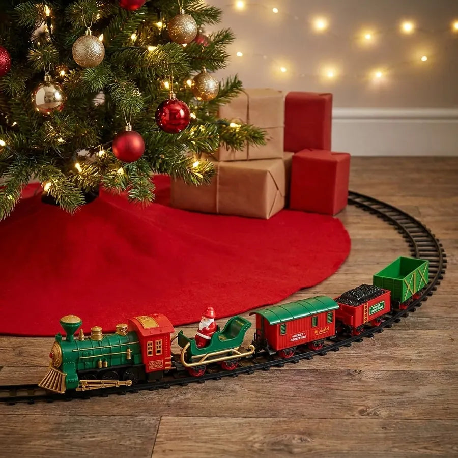 Pista De Tren Navideño 280 Cm