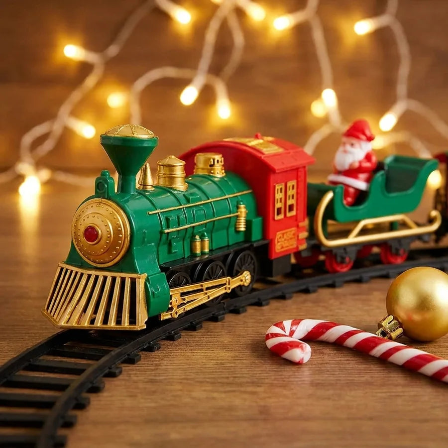 Pista De Tren Navideño 280 Cm