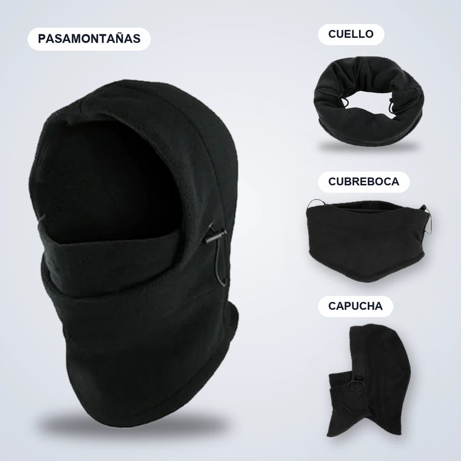 Balaclava Pasamontañas Térmico 2x1