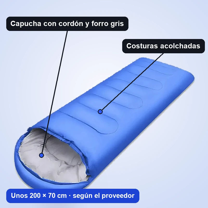 Saco De Dormir Para Camping Con Capucha